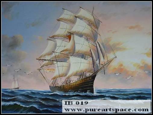 sail boat painting