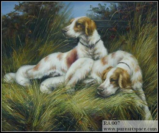 dog oil paintings