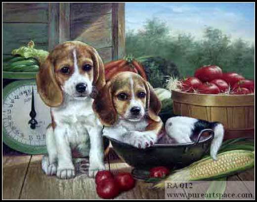 animal oil paintings