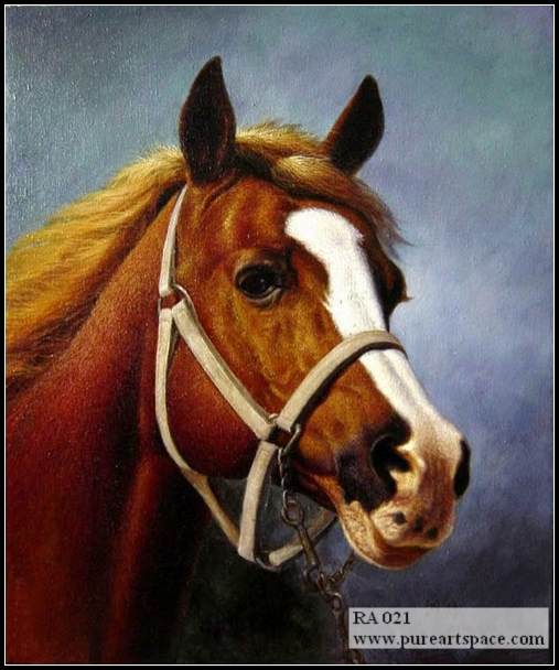 horse oil painting