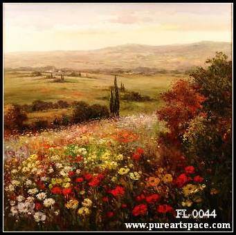 flowers art painting