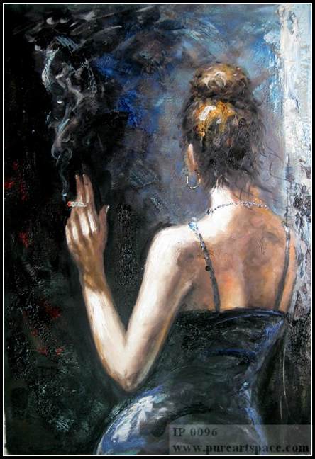 DANCER OIL PAINTING