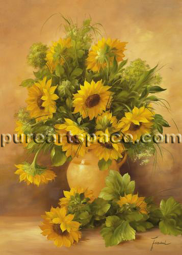 Sunflower oil paintings