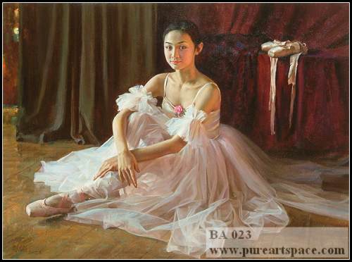 ballet oil painting