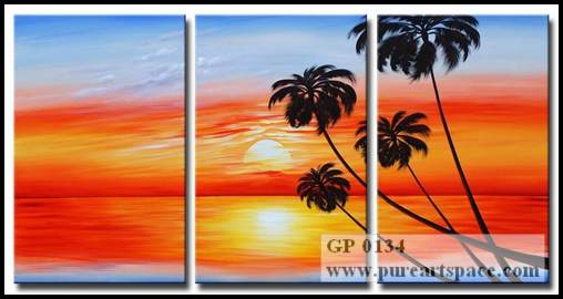 landscape oil paintings-group oil painting-home decoration paintings group oil painting