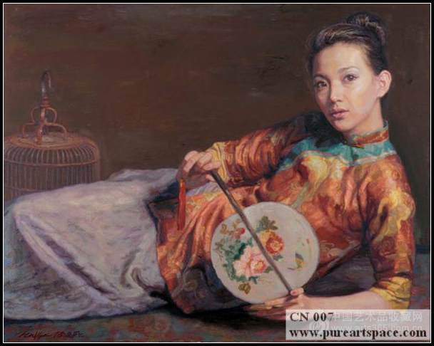 chinese lady painting