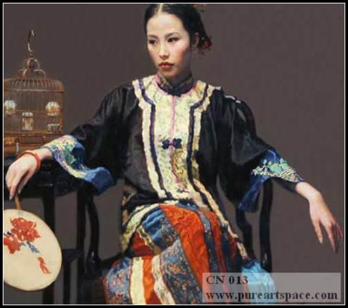 chinese lady painting