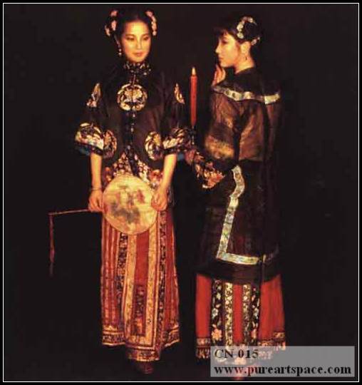 chinese lady painting