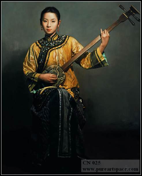 chinese lady painting