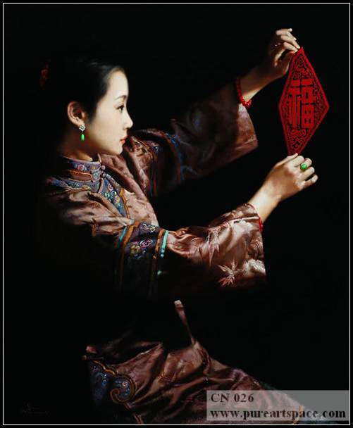 chinese lady painting