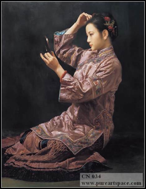 chinese lady painting