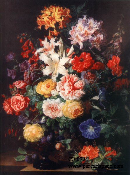 oil painting flower