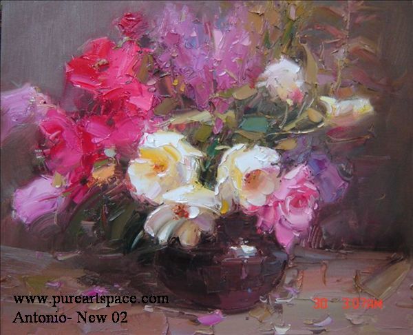 floral oil paintings