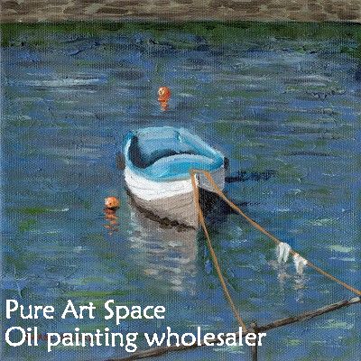Blue boat for sale
