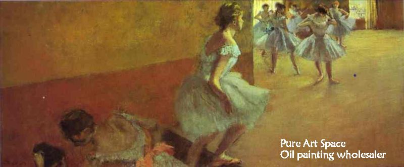 dancer climbing a stair - edgar degas