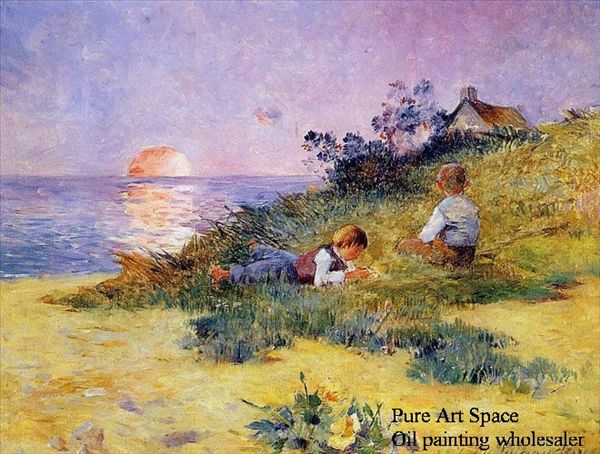 children in a dune