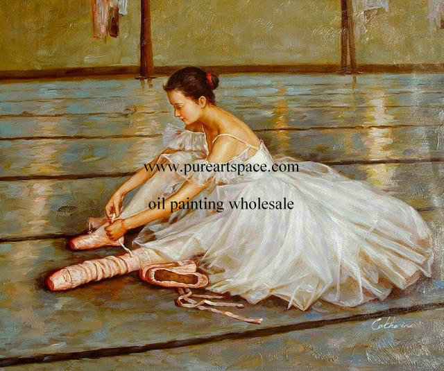 Ballet oil painting