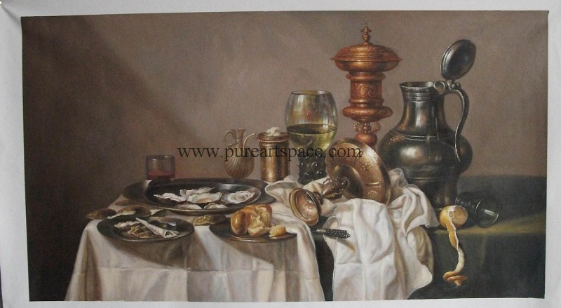 realistic still life painting