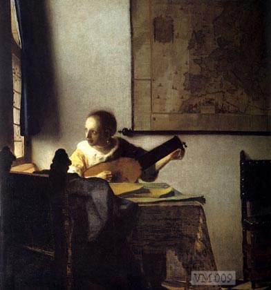 Woman with a lute