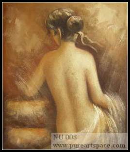 Nude oil painting