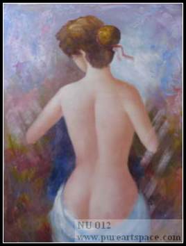 Nude oil painting