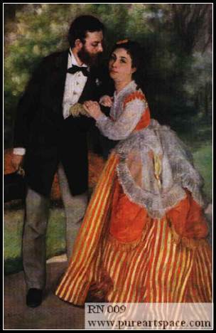 Alfred Sisley and his wife