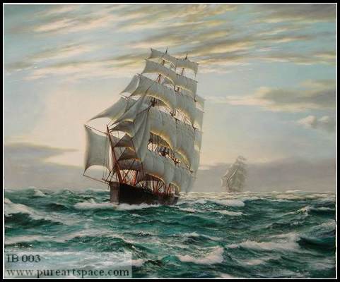 sailboat painting