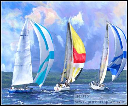 sailboat painting