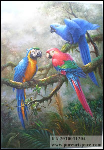 Parrot painting