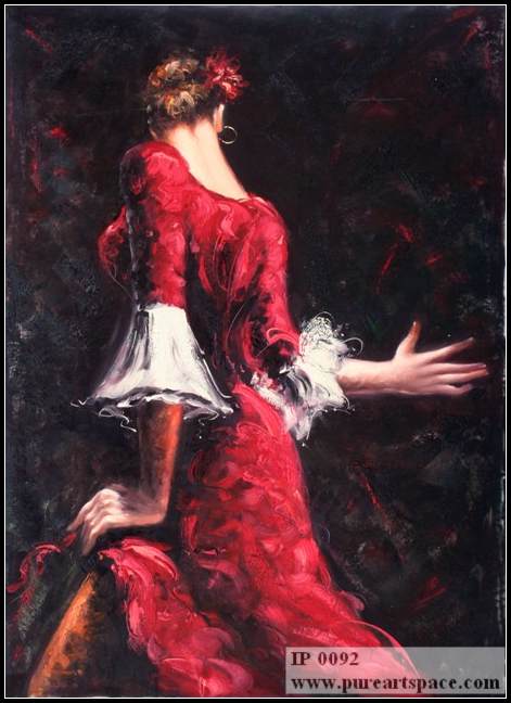 Dancer in red