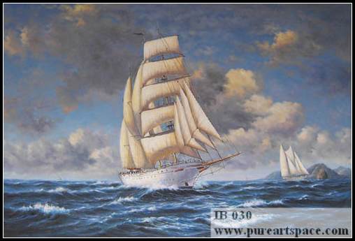 warship painting