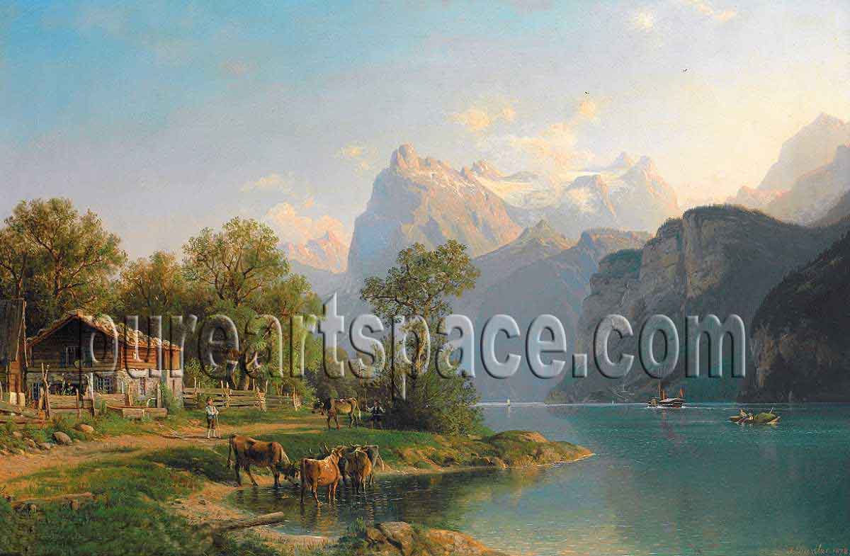 Classical countryside painting