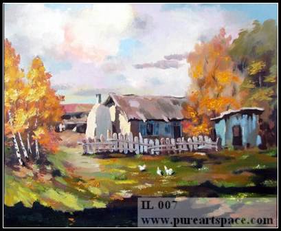 cottage painting