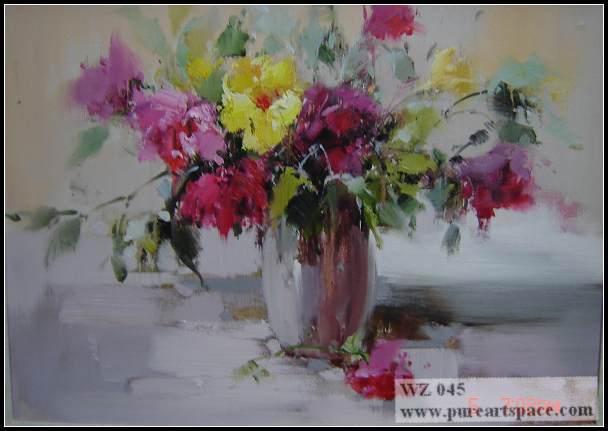 Flower art painting