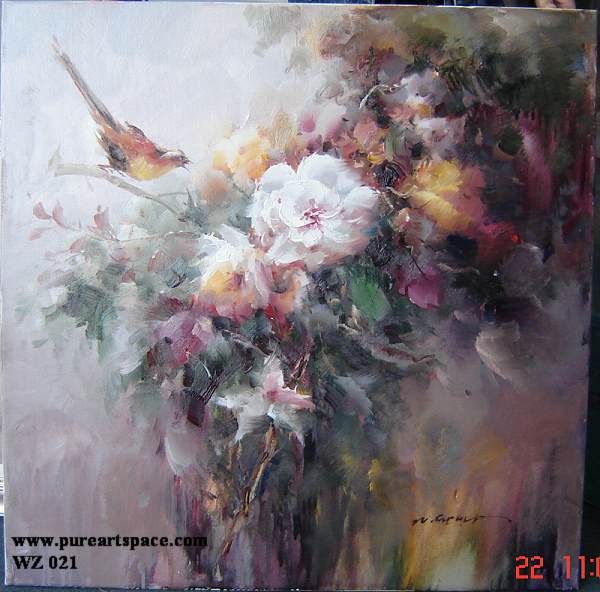 Floral paintings