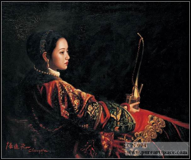 chinese lady painting