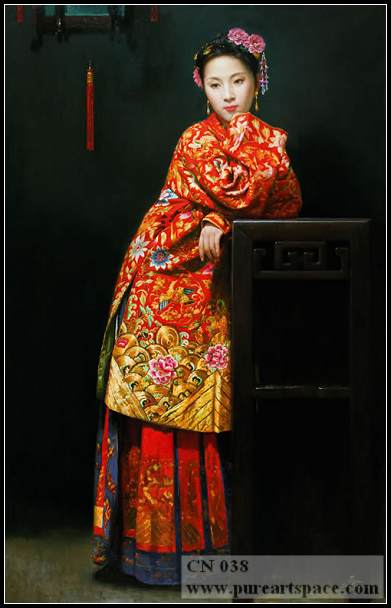 Red cheongsam