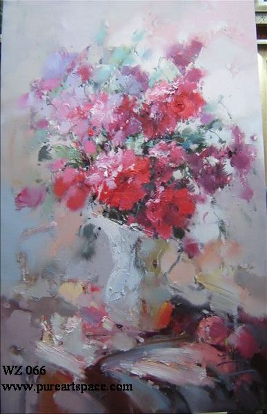Oil painting flower