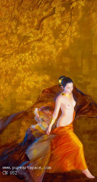 Chinese girl paintings