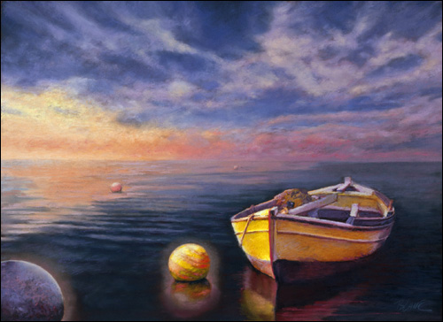 Boat paintings