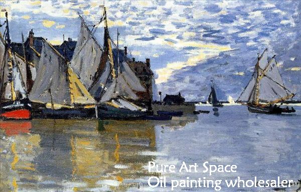 Monet boat painting