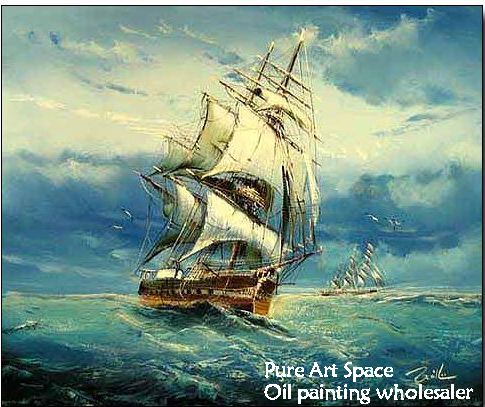 Sailboat painting