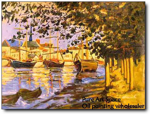 Boat art painting
