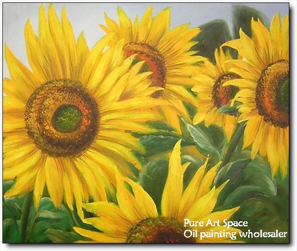 Sunflower art painting