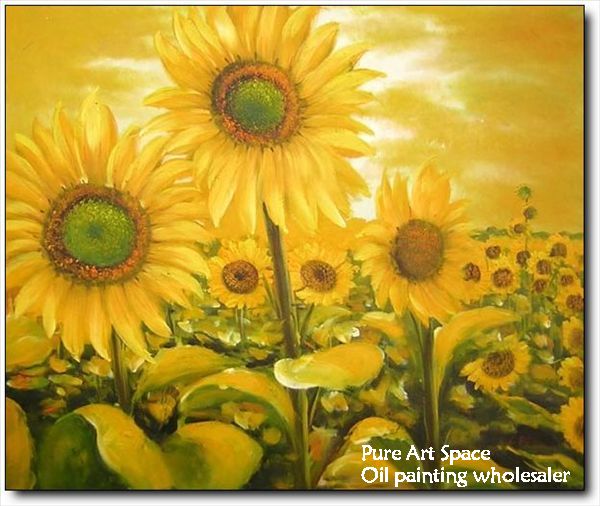 Sunflower oil paintings