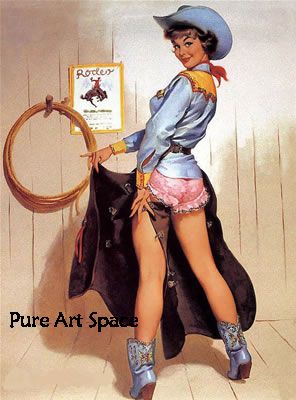 Sexy lady art painting