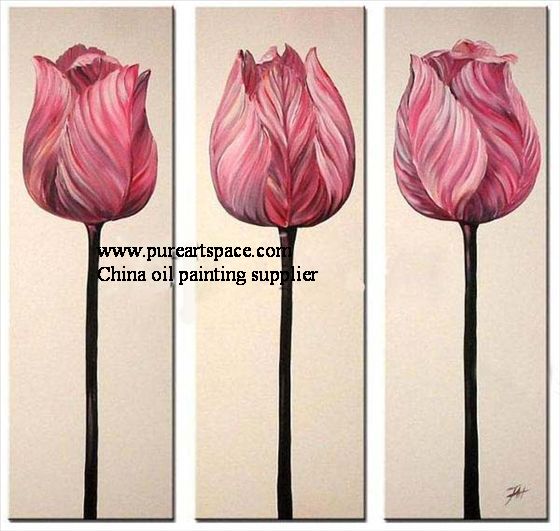 Tulips flower paintings