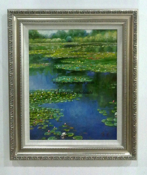 Waterlily painting