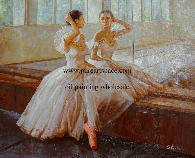 Ballet oil painting